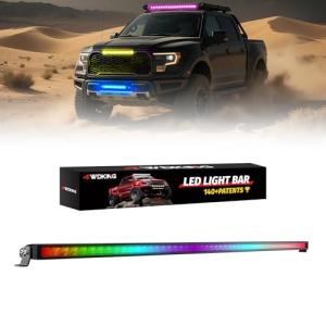 4WDKING RGB Offroad LED Lights with Remote Control
