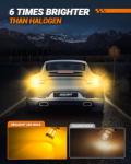 SEALIGHT 3157 LED Turn Signal Bulbs - Amber 2-Pack
