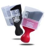 Car Detailing Brush Set for Dashboard Cleaning (Red)