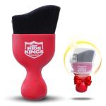 Car Detailing Brush Set for Dashboard Cleaning (Red)