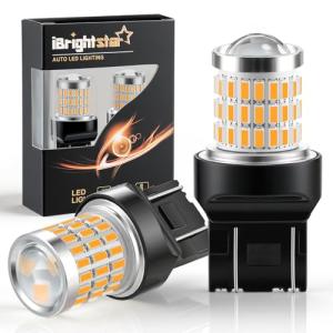 iBrightstar Amber 7443 LED Turn Signal Bulbs - 2 Pack