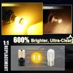 iBrightstar Amber 7443 LED Turn Signal Bulbs - 2 Pack