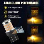 iBrightstar Amber 7443 LED Turn Signal Bulbs - 2 Pack