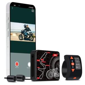 VSYSTO Q6L Waterproof 2-Channel Motorcycle Dash Cam