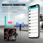 VSYSTO Q6L Waterproof 2-Channel Motorcycle Dash Cam