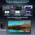 7-Inch Android Double DIN Car Stereo with 4G LTE