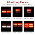 QINOJA Wireless Magnetic LED Trailer Lights