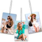 Personalized Double-Sided Photo Car Air Freshener (Rectangle)