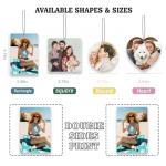 Personalized Double-Sided Photo Car Air Freshener (Rectangle)