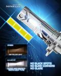 NINEO H7 Fog Light Bulbs - 300% Brighter