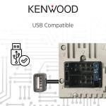 KENWOOD 6.8" Touchscreen Digital Media Car Stereo