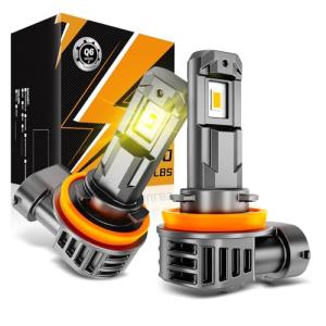Auxbeam H11 H8 H9 Yellow Fog Lights - 12000LM