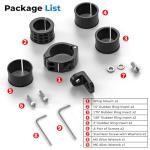 Aluminium Alloy UTV Flag Mounts - 2 Pack