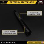 Carbon Fiber Universal Car Antenna: 5” Polished Black