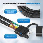 26FT 4 Pin Trailer Wiring Harness Kit