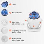 Mount Compass Ball Waterproof for Car Boat Marine