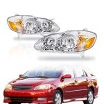 Toyota Corolla 2003-2008 Headlight Assembly Replacement Pair