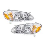 Toyota Corolla 2003-2008 Headlight Assembly Replacement Pair