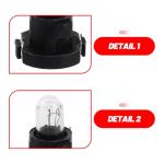 20pcs T4 Car Dash Bulbs for Bright Interior Lighting