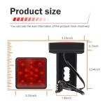 15 LED Brake Light Trailer Hitch Cover