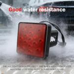 15 LED Brake Light Trailer Hitch Cover