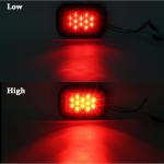 6-Pack LED Rectangle Trailer Hitch Lights