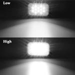 6-Pack LED Rectangle Trailer Hitch Lights