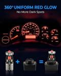Red LED Gauge Light Kit for Chevy & Trucks
