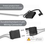 Toyota RAV4 2006-2012 Custom 4 Pin Trailer Harness