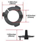 H7 LED Headlight Bulb Holder Adapters for BMW E39