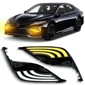 Switchback White/Amber LED Fog Lights for Toyota Camry