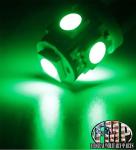 2 Green HUMVEE Dash Lights - 24V LED