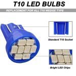 GLOFE T10 Blue LED Dash Bulbs - 20 Pack