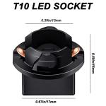 GLOFE T10 Blue LED Dash Bulbs - 20 Pack