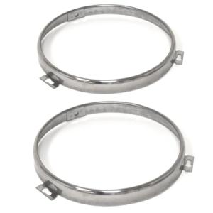 7" Headlight Retaining Ring Pair for Ford Customline