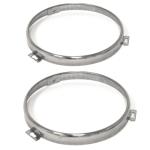 7" Headlight Retaining Ring Pair for Ford Customline