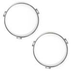 7" Headlight Retaining Ring Pair for Ford Customline
