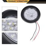 24 LED Round Backup Lights for Trucks and Trailers