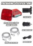 OOGKA Wireless Magnetic Trailer Lights Kit