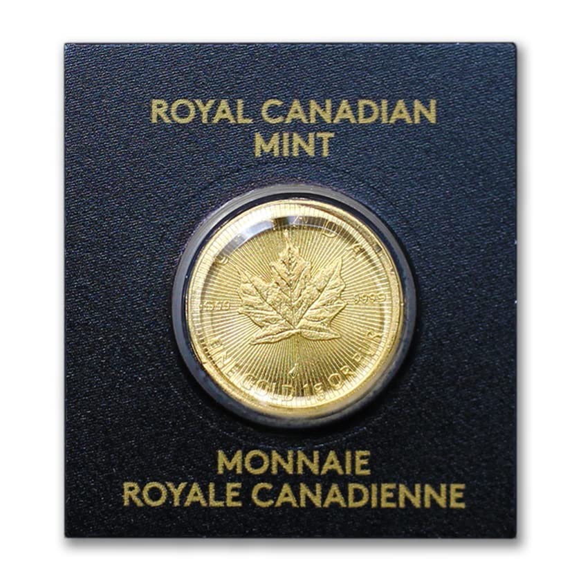 2023 1g .9999 Canadian Gold Maple Leaf Coin BU