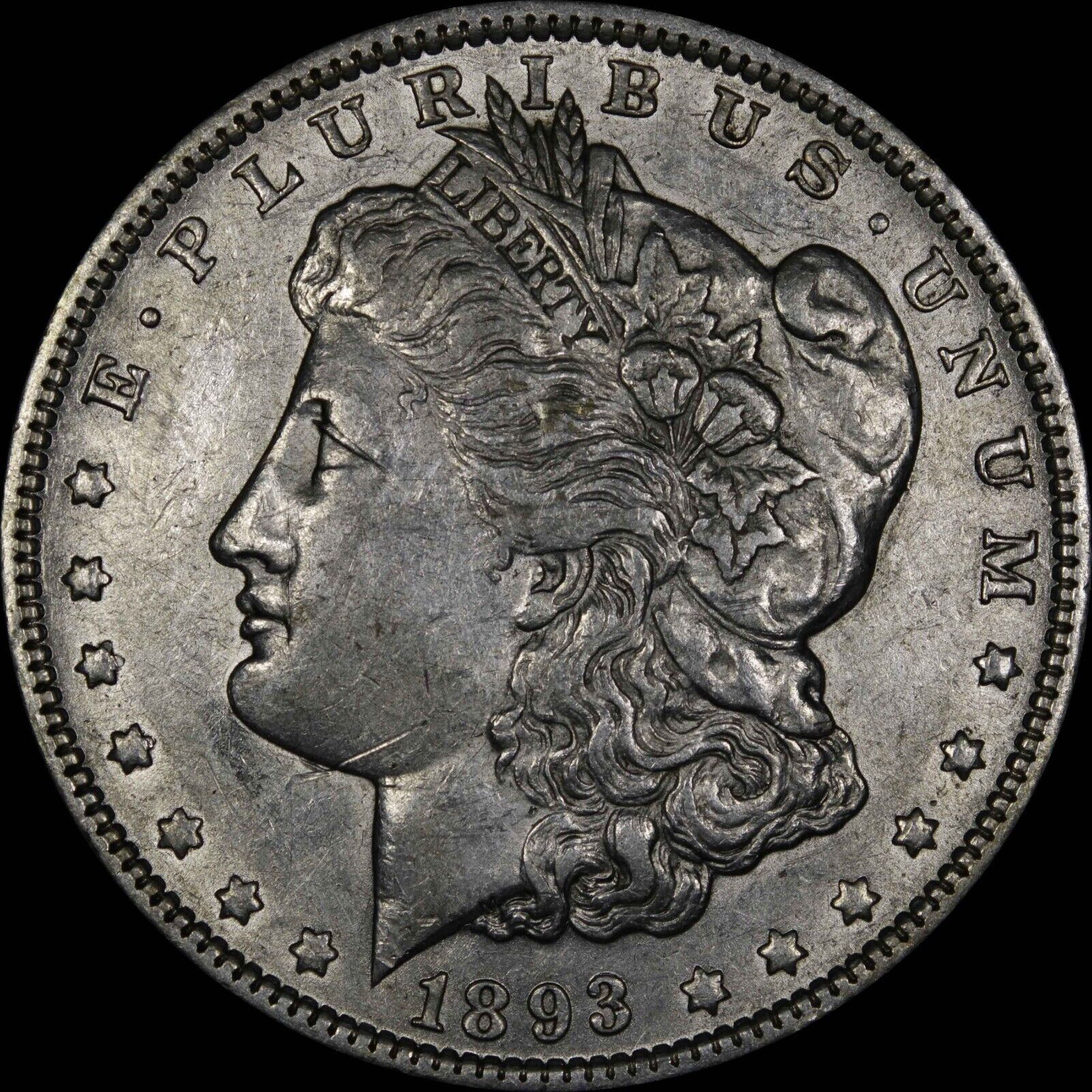 1893 Morgan Silver Dollar $1 Key Date Rare