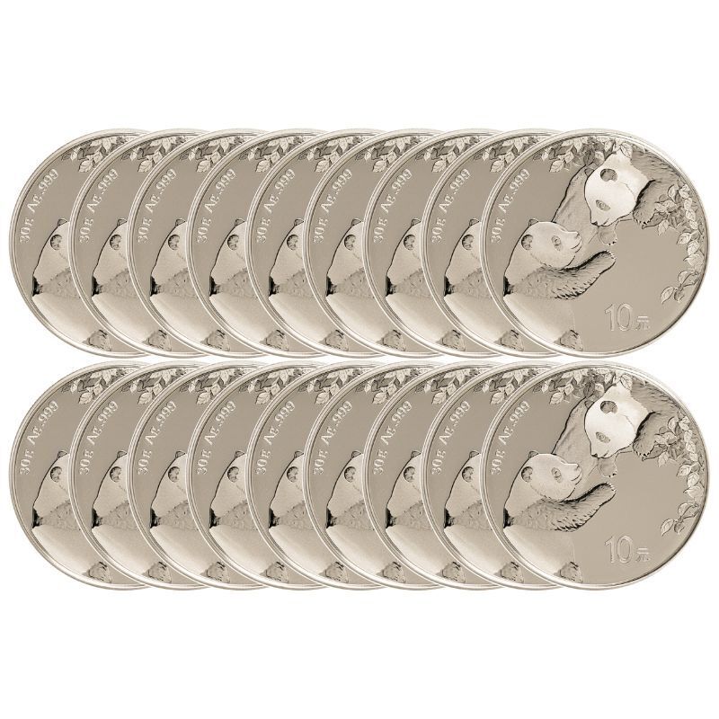 2023 Lot of 20 Chinese Silver Panda Coins