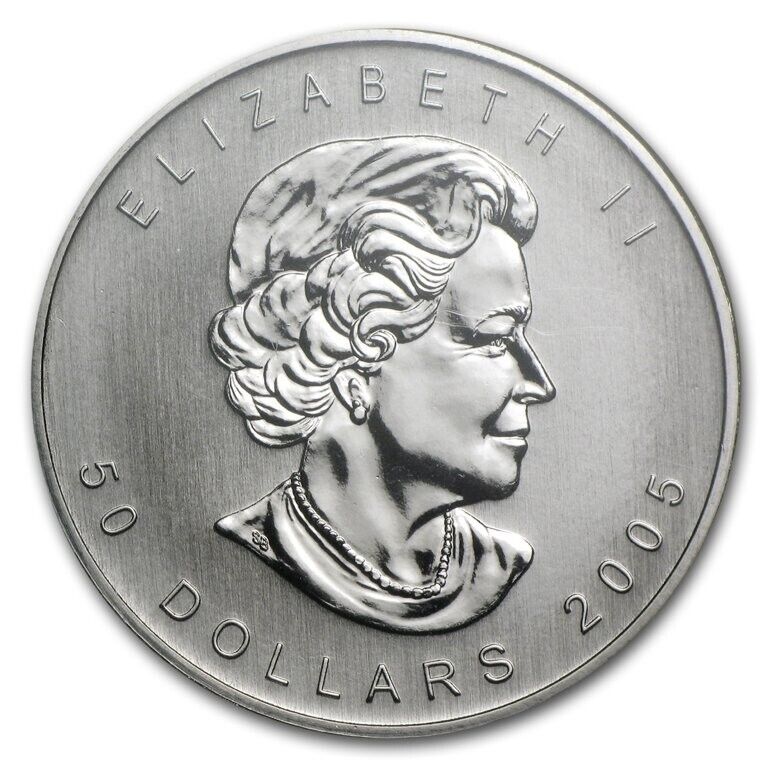 2005 Canadian 1oz Palladium Maple Leaf - PCGS MS-69