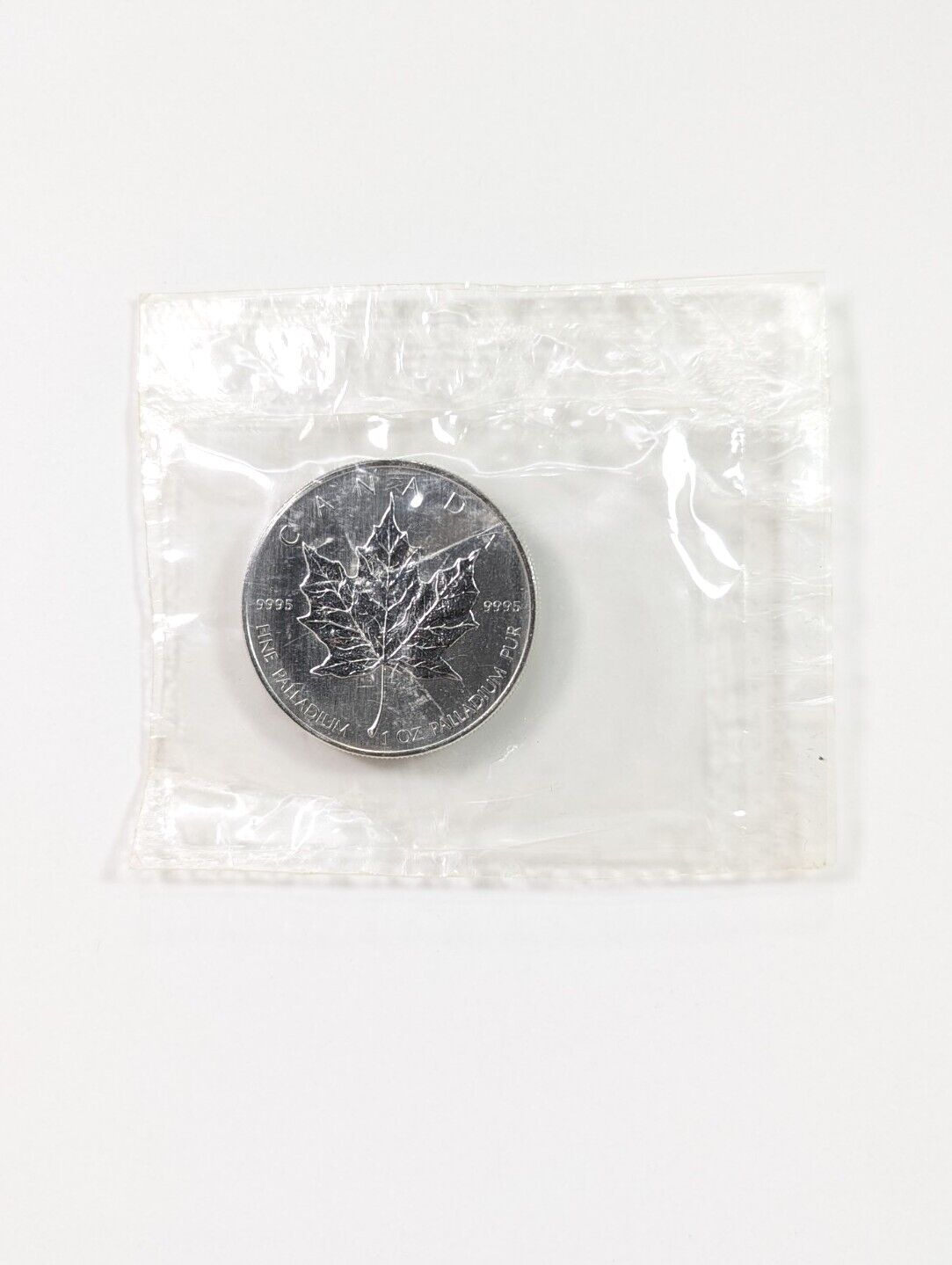 2005 1 oz Palladium Canadian Maple Leaf - $50