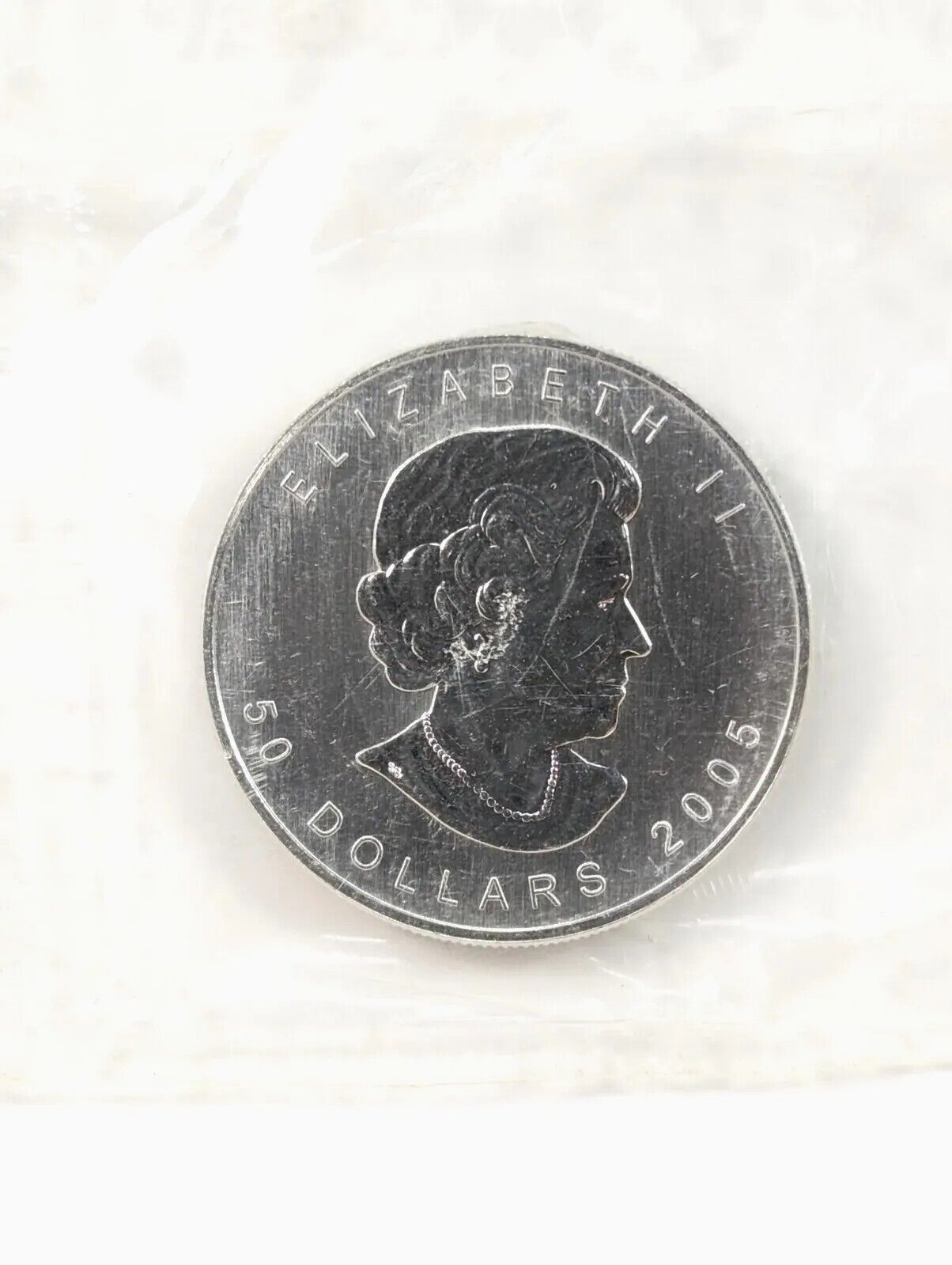 2005 1 oz Palladium Canadian Maple Leaf - $50