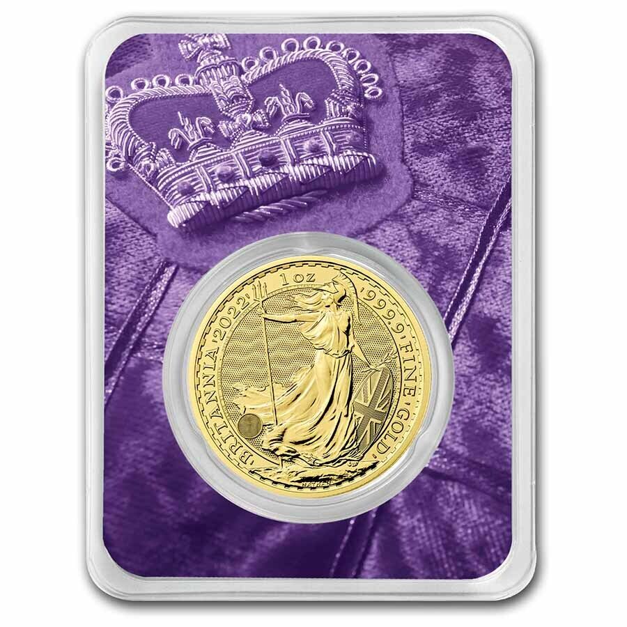 2022 GB Gold Britannia BU, 1 oz Coin