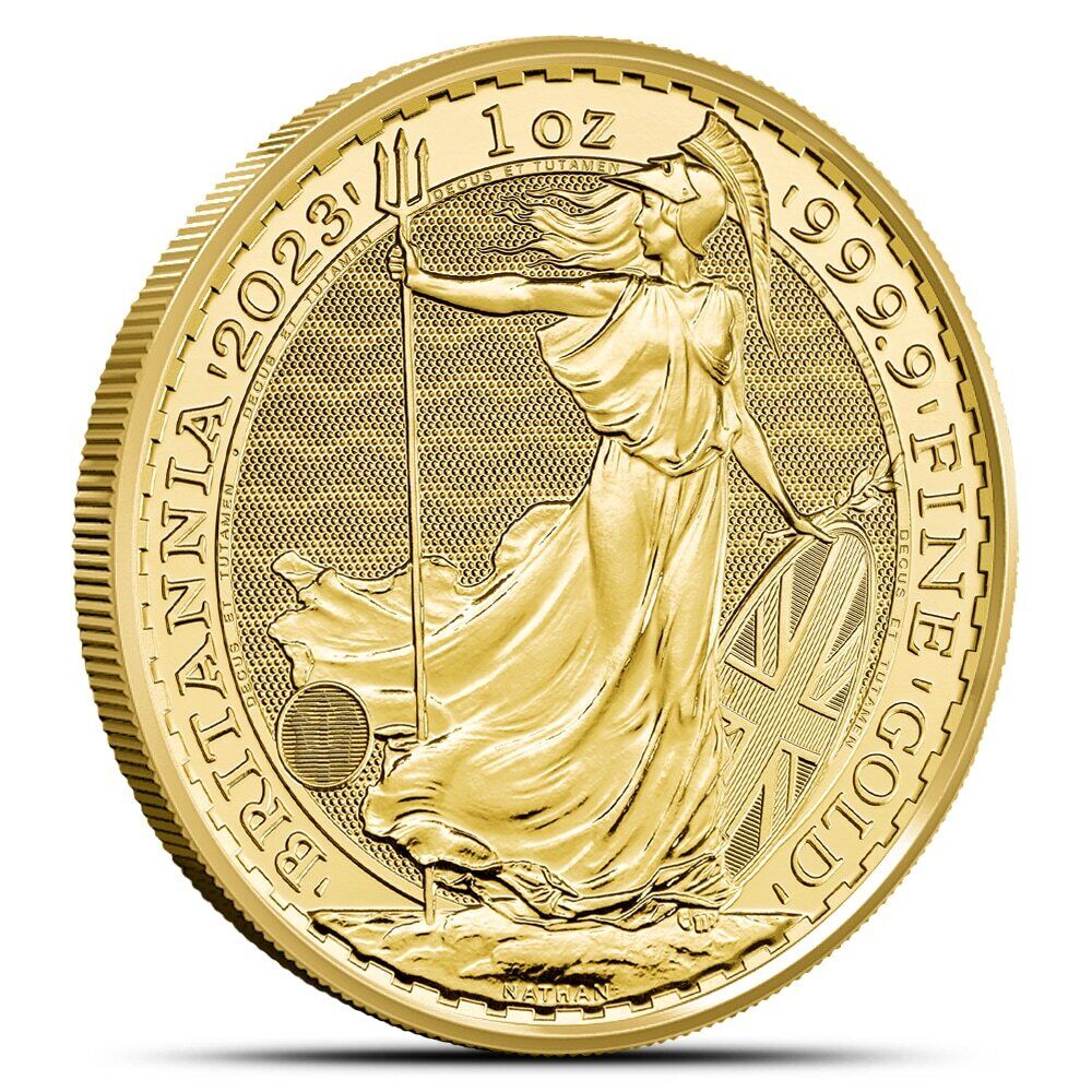 2023 1 oz British Gold Britannia Coin, Queen Elizabeth II