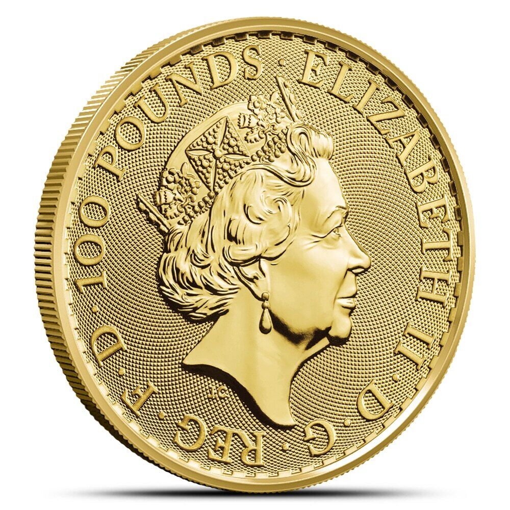 2023 1 oz British Gold Britannia Coin, Queen Elizabeth II