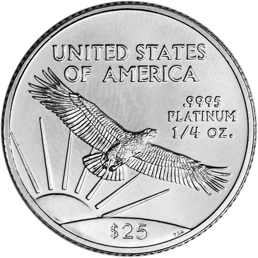 American Platinum Eagle - 1/4 oz - $25
