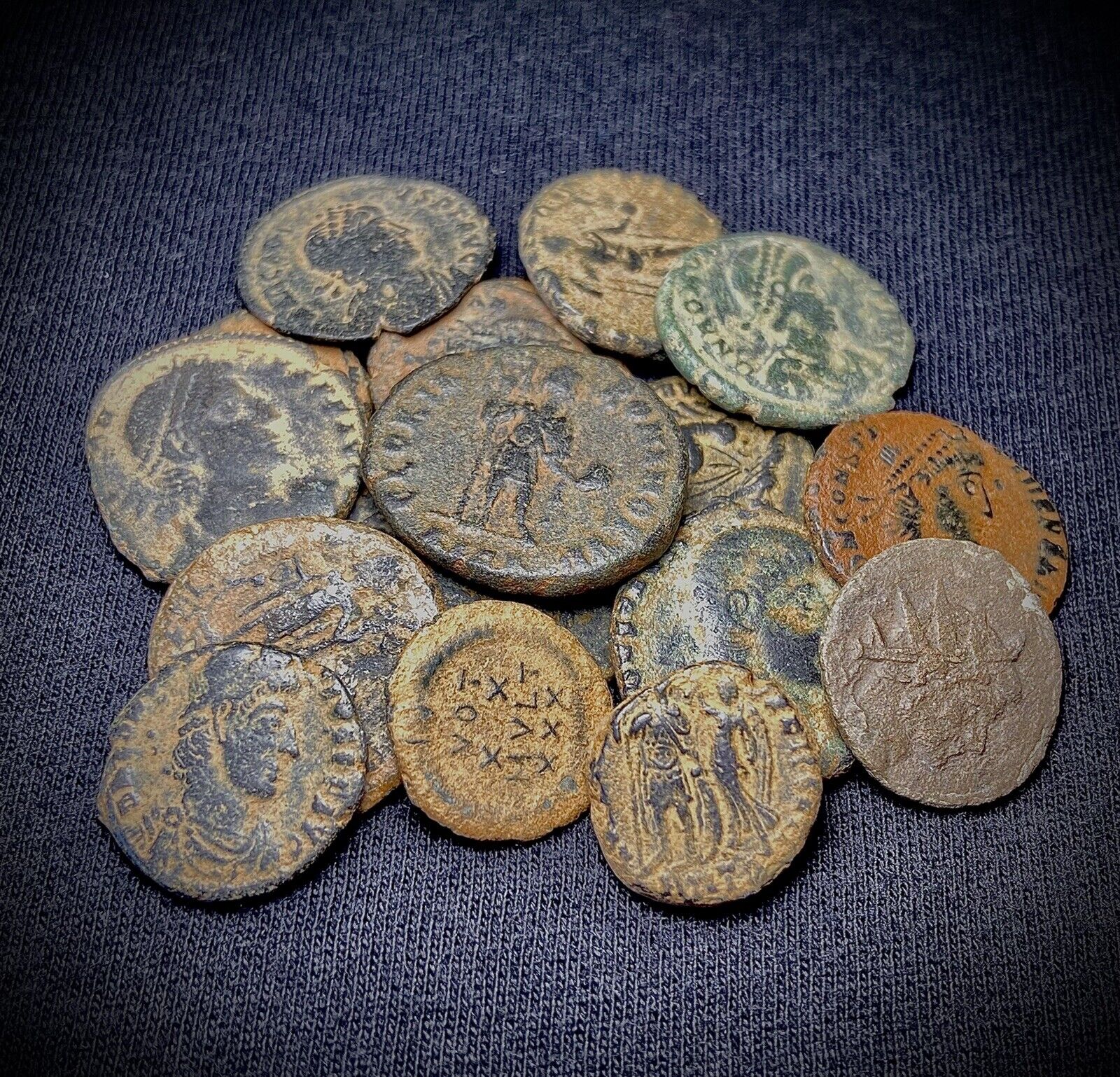Set of 3 Ancient Roman Bronze Coins